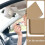 2Pcs Sun Visor Vanity Mirror Covers for 2007-2011 CRV Deep Beige Inside 3