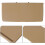 2Pcs Sun Visor Vanity Mirror Covers for 2007-2011 CRV Deep Beige Inside 8