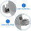 2Pcs Car Sun Visor Hook Clips Gray Auto Sun Visor Holder Latch Replacement Bracket 7