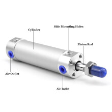 CG1BN SMC Type Bore 25mm Single Rod Double Acting Round Pneumatic Cylinder CG1BN20 CG1BN25 CG1BN32