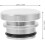 4pcs Silver Metal Car Lighter Plug Caps Lighter Cover Protective Dustproof Socket Caps 8