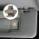 2Pcs Car Sun Visor Hook Clip Fixing Retainer Gray Interior Makeup Mirror Bracket Holder 5
