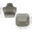 2Pcs Car Sun Visor Hook Clip Fixing Retainer Gray Interior Makeup Mirror Bracket Holder 6