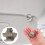2Pcs Car Sun Visor Hook Clip Fixing Retainer Gray Interior Makeup Mirror Bracket Holder 7