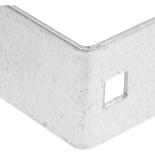 4pcs Galvanized L-Shaped Tail Light Bracket for Trailer, 90 Degree Angle Strut Channel Mounting Support 2