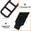 4pcs Dashcam for Rearview Mirror Mount Holder Strap Set Compatible Driving Recorder Base and Camera Bracket 3