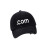 Wash Cotton Baseball Cap With Distressed Brims And-Black 1