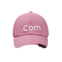 Popular Distressed Baseball Cap Women Soft Wash Cotton-Pink