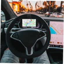 2ks držák telefonu na volant do auta, černý držák mobilního telefonu na palubní desku pro bezpečný stojan na smartphone