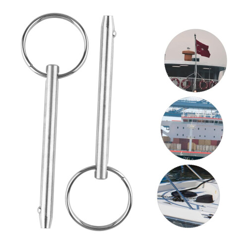 6pcs Quick Release Ball Pin Spring Locking Pin Stainless Steel for Hardware Single Bead Design 1