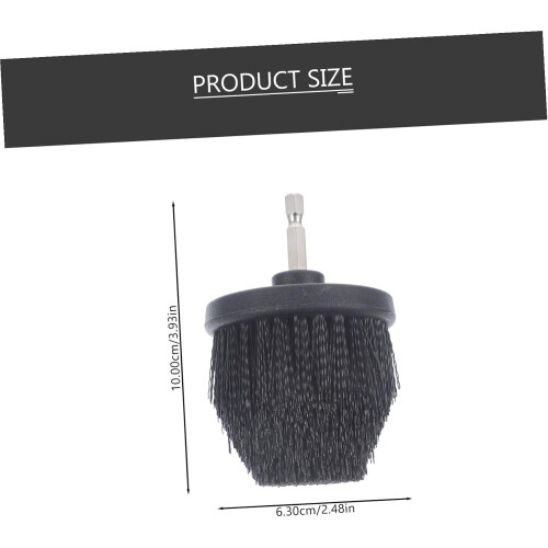 Anexo de escova de broca elétrica 2,5 polegadas escova de esfregagem de cone Hex Pp ferramenta de limpeza 1