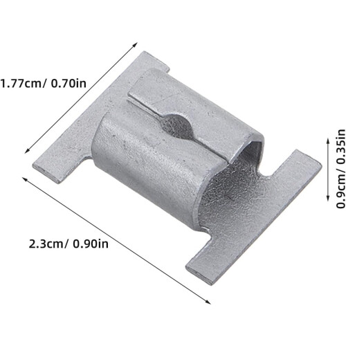 Kit di fissaggio per parafanghi da 30 pezzi con clip a U. 1