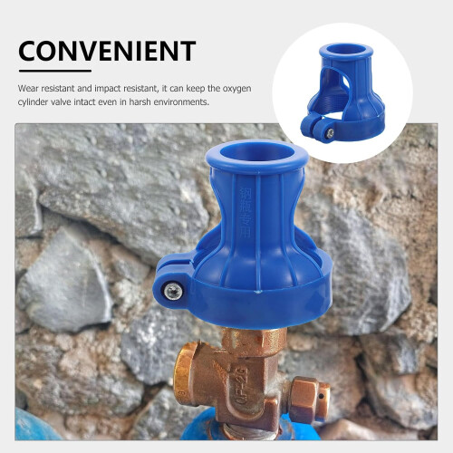 10pcs Blue Plastic Oxygen Cylinder Valve Caps – Replacement Protective Dust Covers for Scuba Diving 2