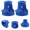 10pcs Blue Plastic Oxygen Cylinder Valve Caps – Replacement Protective Dust Covers for Scuba Diving 5