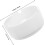 2pcs White Melamine Smoke Container Ashtrays with Ample Capacity and Easy to Clean Features 2