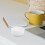 2pcs White Melamine Smoke Container Ashtrays with Ample Capacity and Easy to Clean Features 6
