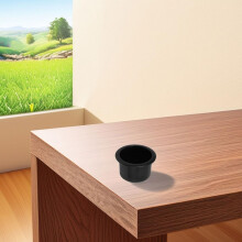 Držák na nápoje Precision Couch, náhradní držák na nápoje, zapuštěný, 79 mm, univerzální použití, černý, minimalistický design