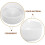 2pcs White Melamine Smoke Container Ashtrays with Ample Capacity and Easy to Clean Features 7