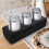 3 Pcs Foam Drinks Cup Carrier Multiple Holes Cup Holder Epe Foam Lightweight Protective Black 6