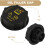 Radiator Coolant Reservoir Cap Abs Sturdy Simple Installation Black Replacement 7