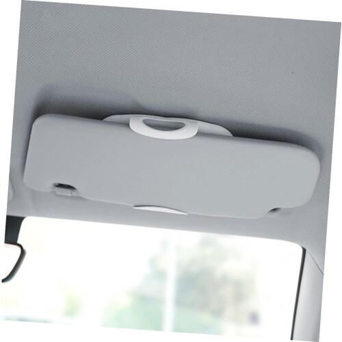Car Visor Vanity Mirror LED Light 122mm x 184mm White Makeup Mirror 2