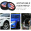 5 sottobicchieri per auto con bandiera americana, accessori per interni auto e camion. 3
