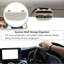Brillenhalter fürs Auto, Sonnenbrillenaufbewahrungsbox für die Sonnenblende, kompakter Brillenorganizer