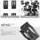 50 clips de fixation métalliques pour tableau de bord de console automobile 5