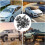 30pcs Plastic Push Rivets Car Fasteners Universal Door Trim Panel Retainer Clips Gray 8