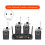 Wireless Microphone Lavalier 4 Channel UHF Fixed Frequency Dynamic Microphone for Karaoke Wedding Party Band Church EU 2