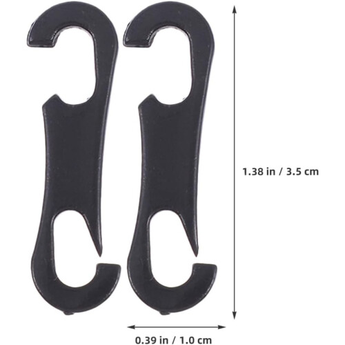 100 st bilsätesöverdragskrokar halkfri design robusta ABS-plast sittdynkrokar 1