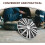 Tampa do hub da roda de aço de liga universal de 14 polegadas para carros e reboques Tapa da jante da roda do carro prata e preta 7
