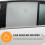 2pcs Automatic Retractable Car Sun Shade Side Window Roller Shutters Black Mesh Sunshield Heat Preventing Visor 4