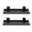 Wall-Mounted Storage Rack Panel Shelving, Metal Wall-Mounted Slat Shelf for Home 3