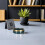2pcs Ceramic Windproof Ashtray Desktop Ornament Set, round Shape Elegant Modern Luxury Style 7