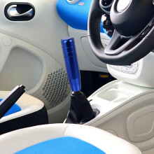 Pomello del cambio universale esteso da 13 cm in lega di alluminio blu per cambio manuale di auto
