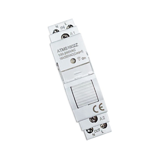 4X ATMS 1602Z   16A Din Rail 1P Remote Control Timing   Wireless  220V Timing 1