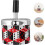 Extinguidor automático cinzeiro casa decoração redonda cinzeiro contêiner 8