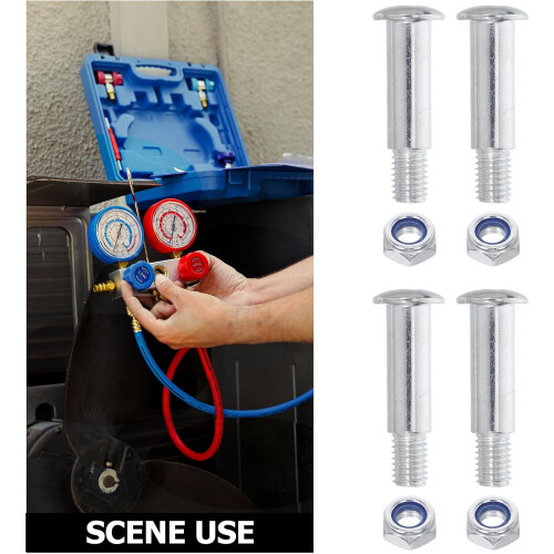 Silent Air Compressor Parts Air Compressor Bolt and Nut Kit Replacement Wheel Screw Nuts for Tools 2
