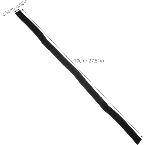 4 cinghie in nylon nero da 25x700 mm per accessori per hoverboard e monopattini. 1