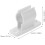 2pcs Awning Support Frame for Travel Trailer Manual Crank Handle Holder Secure Mounting Brackets 2