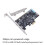 Scheda Adattatore da PCI-e A Type-C, Scheda di Espansione PCI-e A Type-C X2 + Type-e + 19 PIN, USB 3.2 GEN1 A 5 Gbps per Win7/8/10/11 2