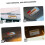 4pcs Car Sun Visor Card Holder Set, Multi-Function Auto Organizer Parking Number and Fuel Card Storage 7