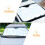 2Pcs Car Windshield Sun Shade 130X60Cm Silver Foam Sunshade 8