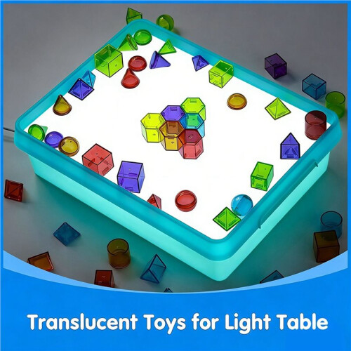 Young Explorers Light Table - Light  Sensory Table for Toddlers, Light Box for Home & Classroom Learning Activities 1