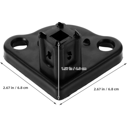Rv Awning Support Feet Bracket Camping Tent Base Adjustable Foot Bracket Replacement Tent Connection Kit 1