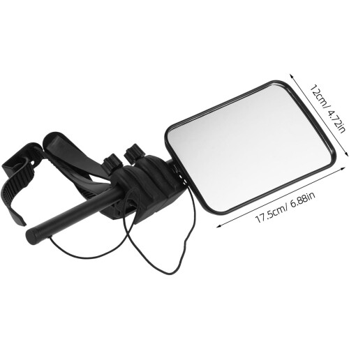 Widened Rearview Mirror for Pickup Trucks Towing Mirror Extensions Function 1
