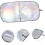 Car Windshield Sunshade 140X70Cm Reflective Titanium Silver Window Screen UV Heat Insulation Visor 3