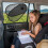 Car Side Window Shades Adjustable Nylon Screen with Suction Cups 6