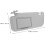 Driver Side Sun Visor Extender with Makeup Mirror Grey for Levin 2